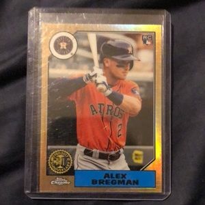 Alex Bregman rookie baseball card